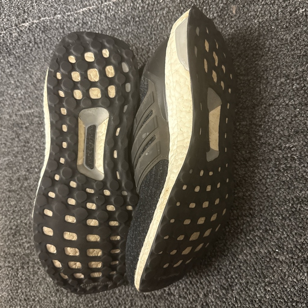 Adidas Black and White Athletic Sneakers
